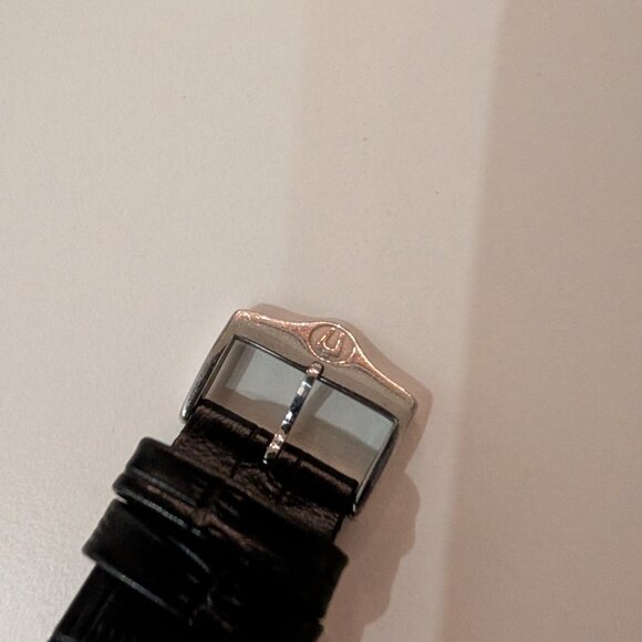 Bulova Silver and Black Rectangular Watch - Picture 4 of 6